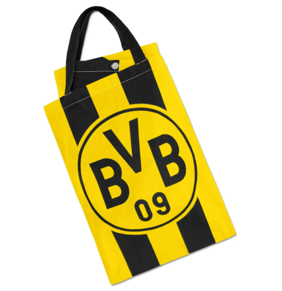 Borussia Dortmund - Bettwäsche Blockstreifen 135 x 200 cm